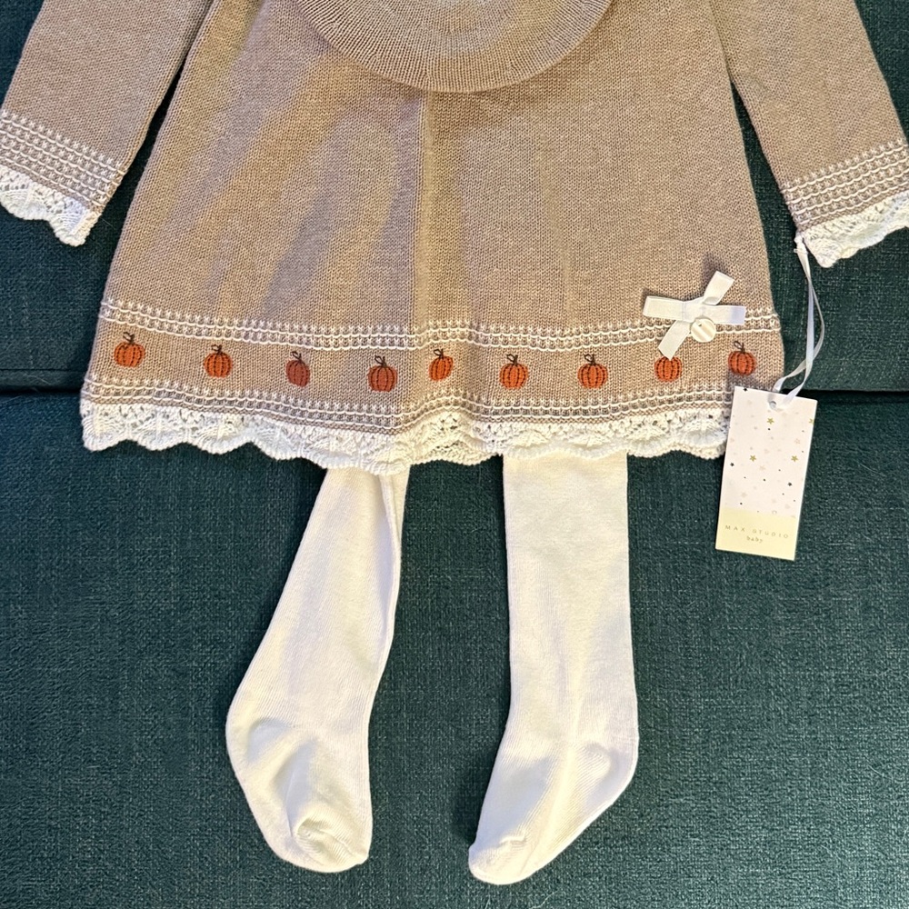 3-piece Autumn Baby Dress Set - Picture 6 of 6